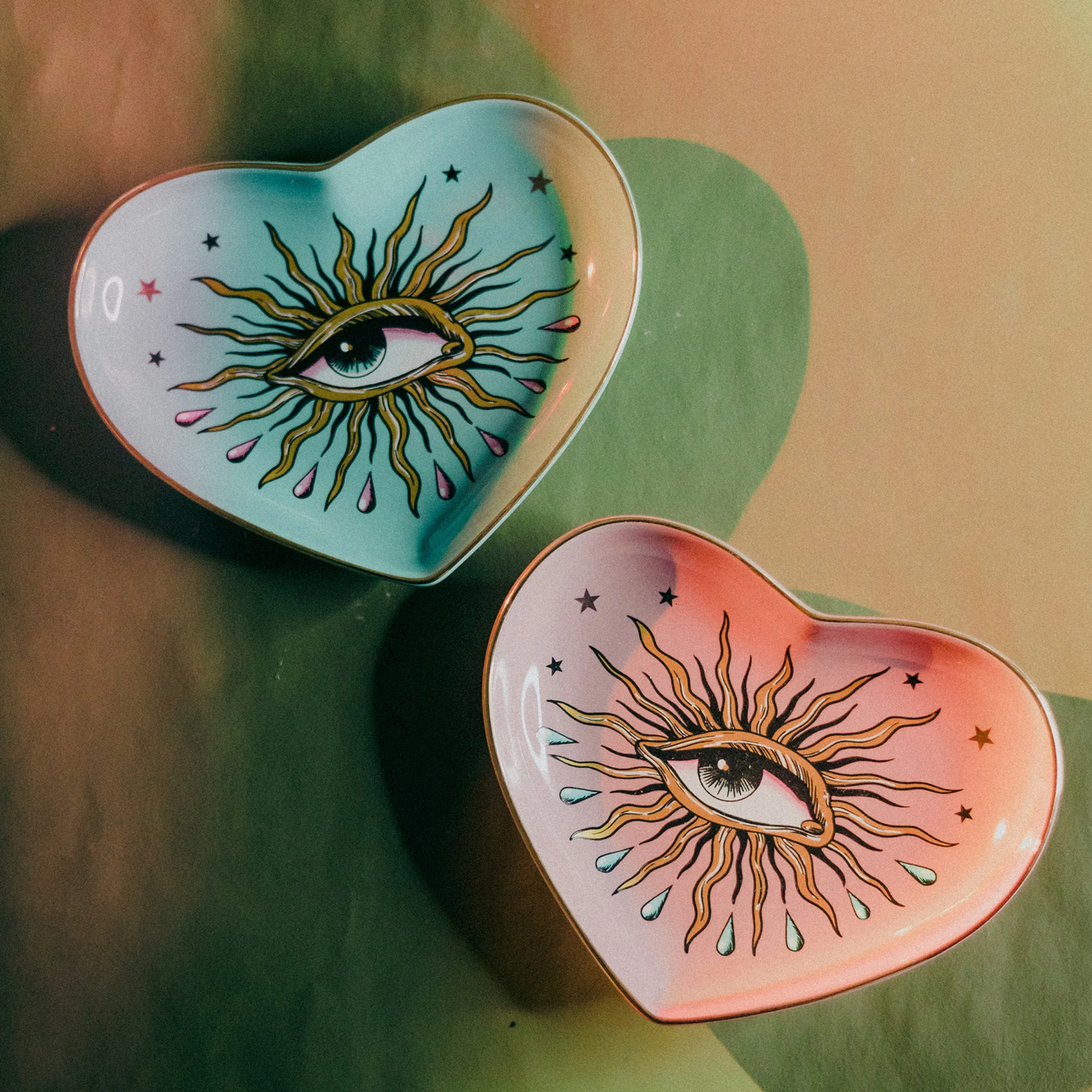Pop Art Eye Heart Dish