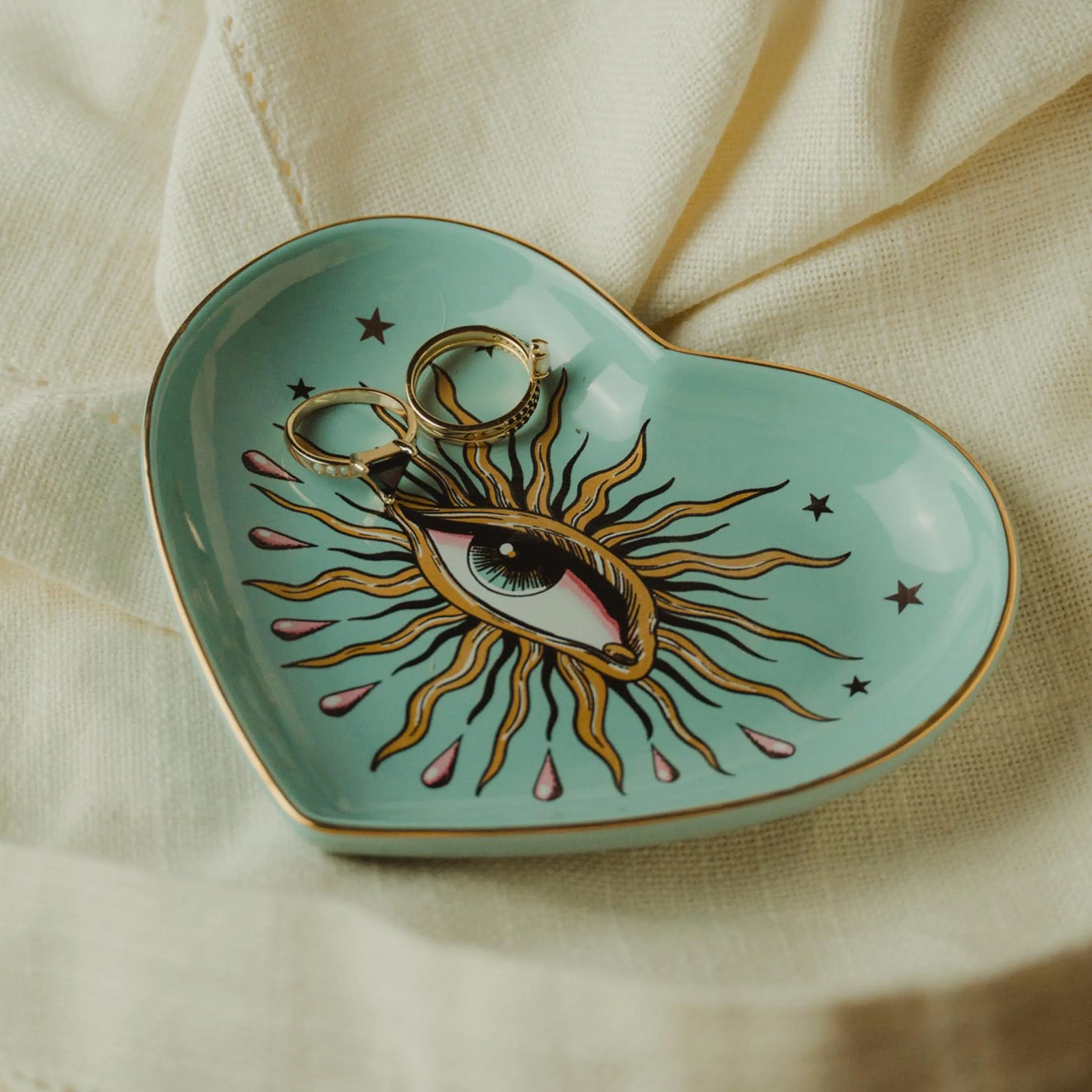 Pop Art Eye Heart Dish