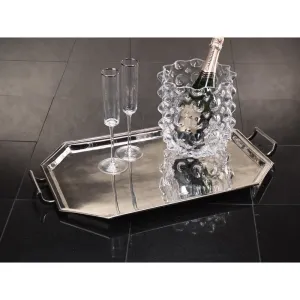 "Ambroos" Polished Nickel Serving Tray