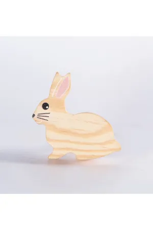 Rabbit Wooden Knob