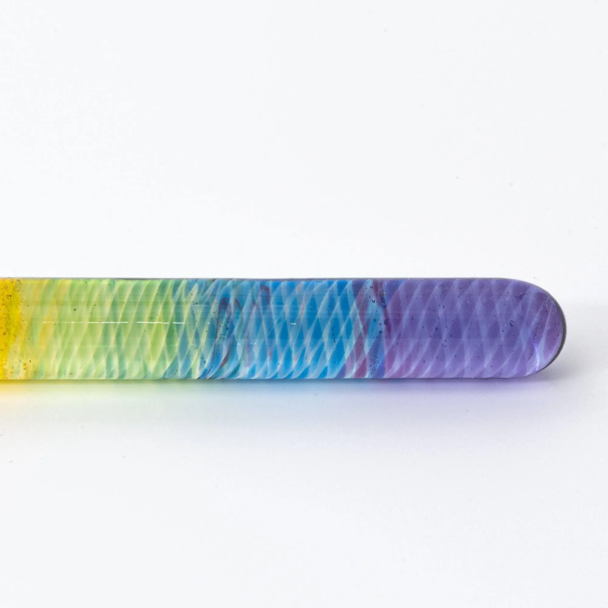 Rainbow Short Glass Dip Pen
