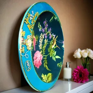 Rangarang Creations Handmade Mirror for Wall, Show Piece Mirror for Home Decoration, Wall Mirror for Living Room, Bedroom Decoration Mirror | Mirror with Quotation (You are Awesome)