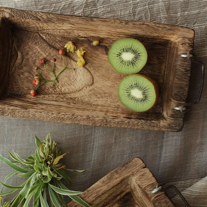 Rectangle Solid Wooden Trays