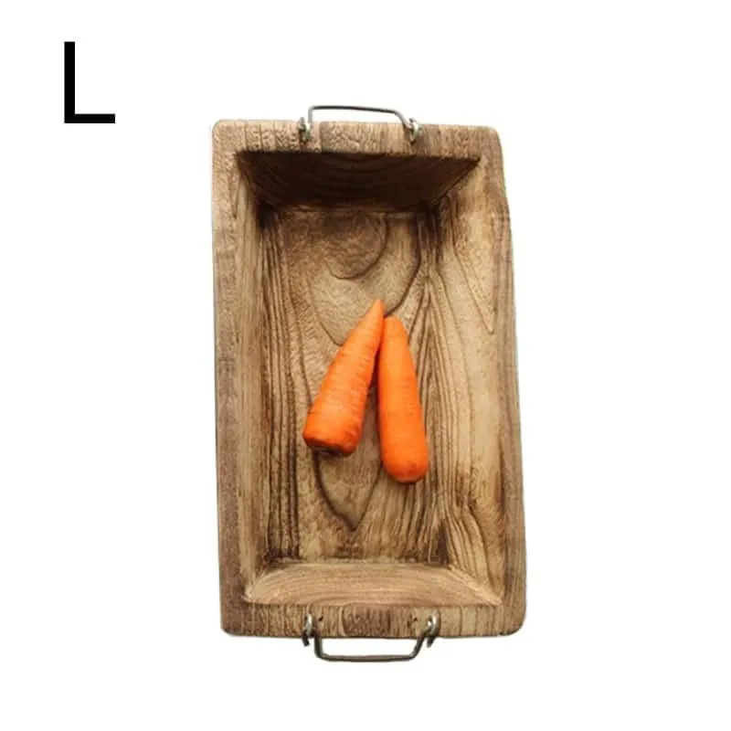 Rectangle Solid Wooden Trays