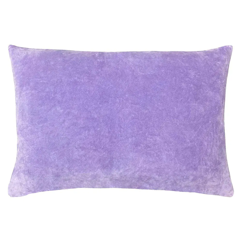 Rectangular Scatter Cushion Cover 40 x 60cm - Colourblock Velvet Pastel