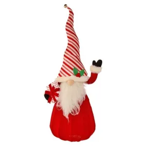 Regency International 27" LED Battery Timer Wired/Polyester Candy Gnome