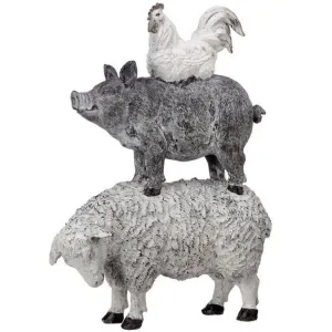 Regency International Resin Farm Animal Stack 10"