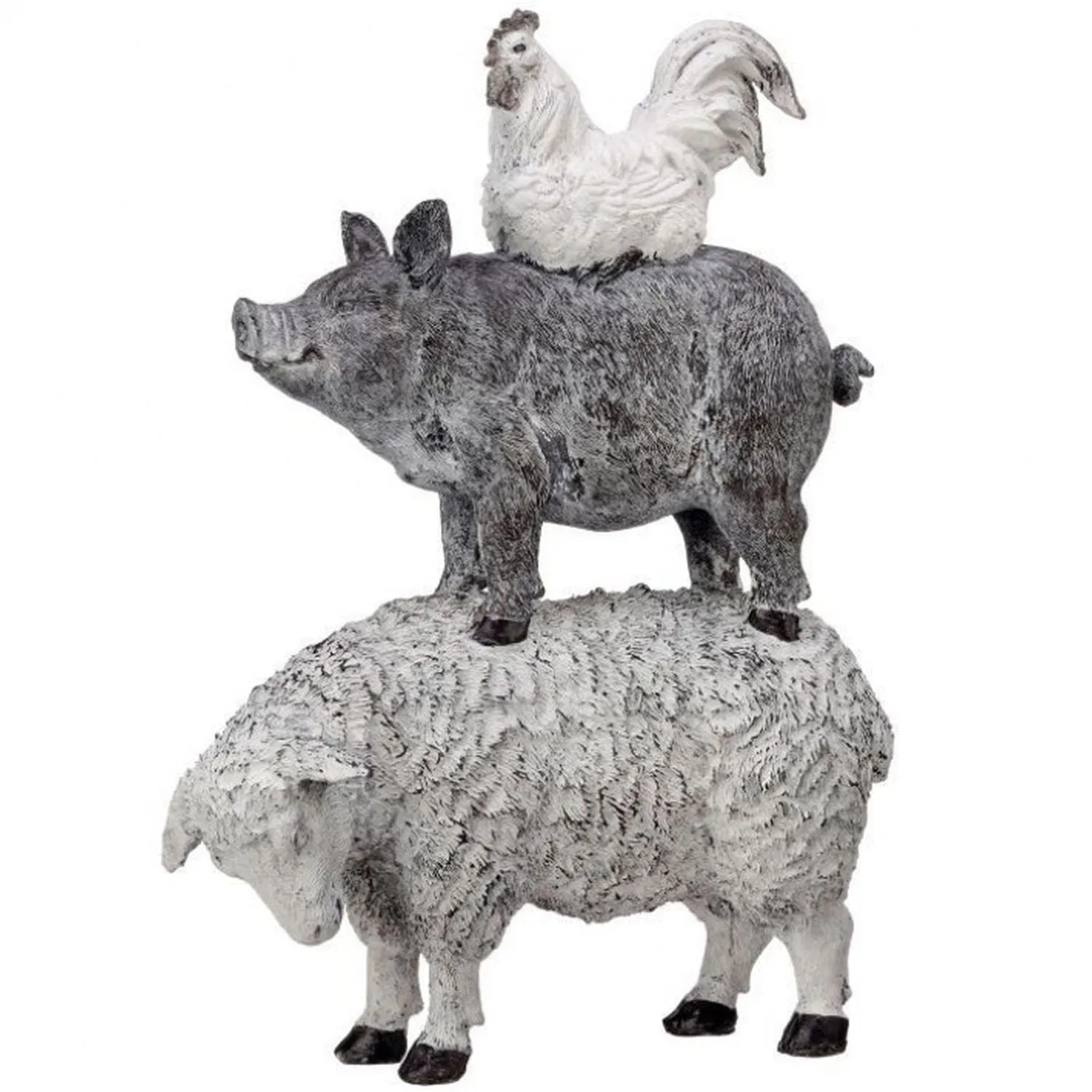 Regency International Resin Farm Animal Stack 10"