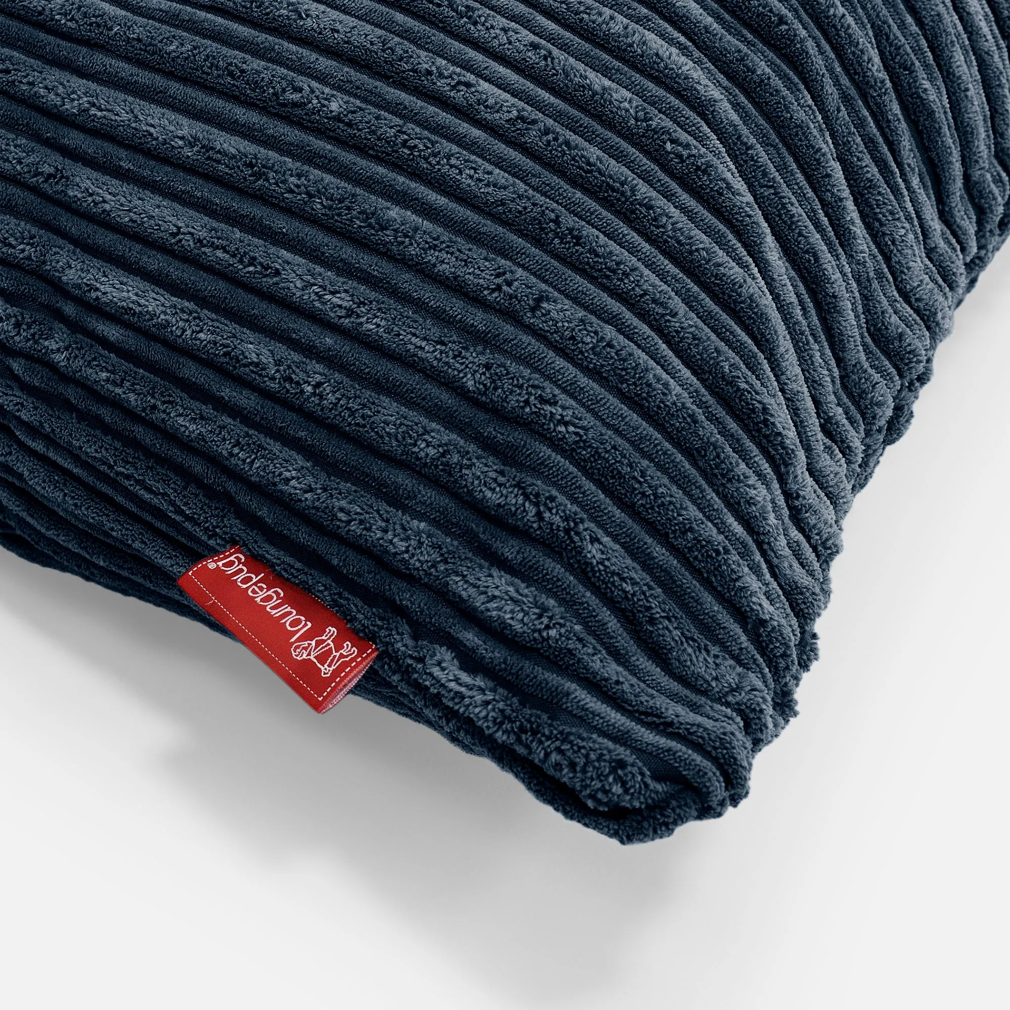Round Scatter Cushion Cover 50cm - Cord Navy Blue