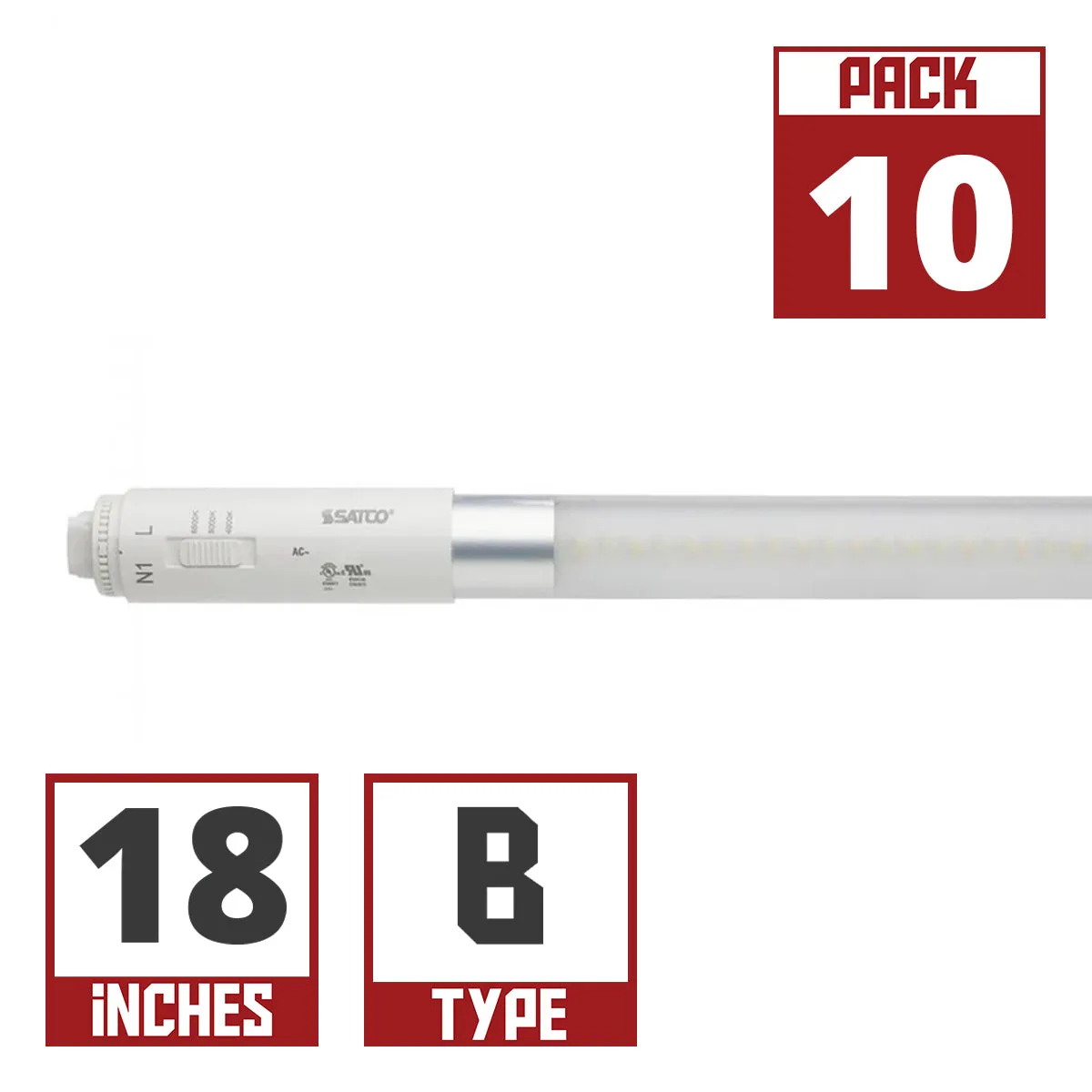 Satco LED T8 Sign Lamps CCT Selectable