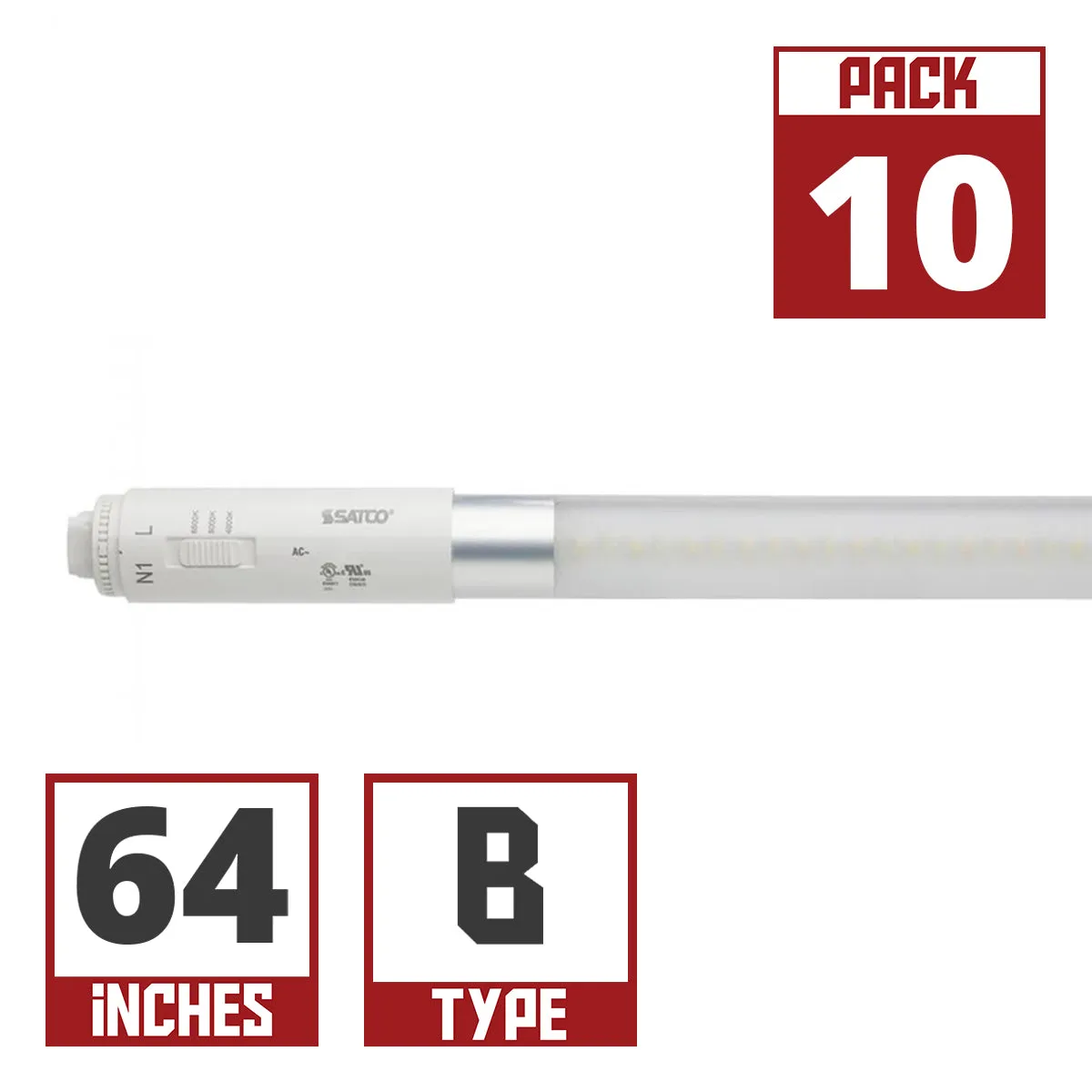 Satco LED T8 Sign Lamps CCT Selectable
