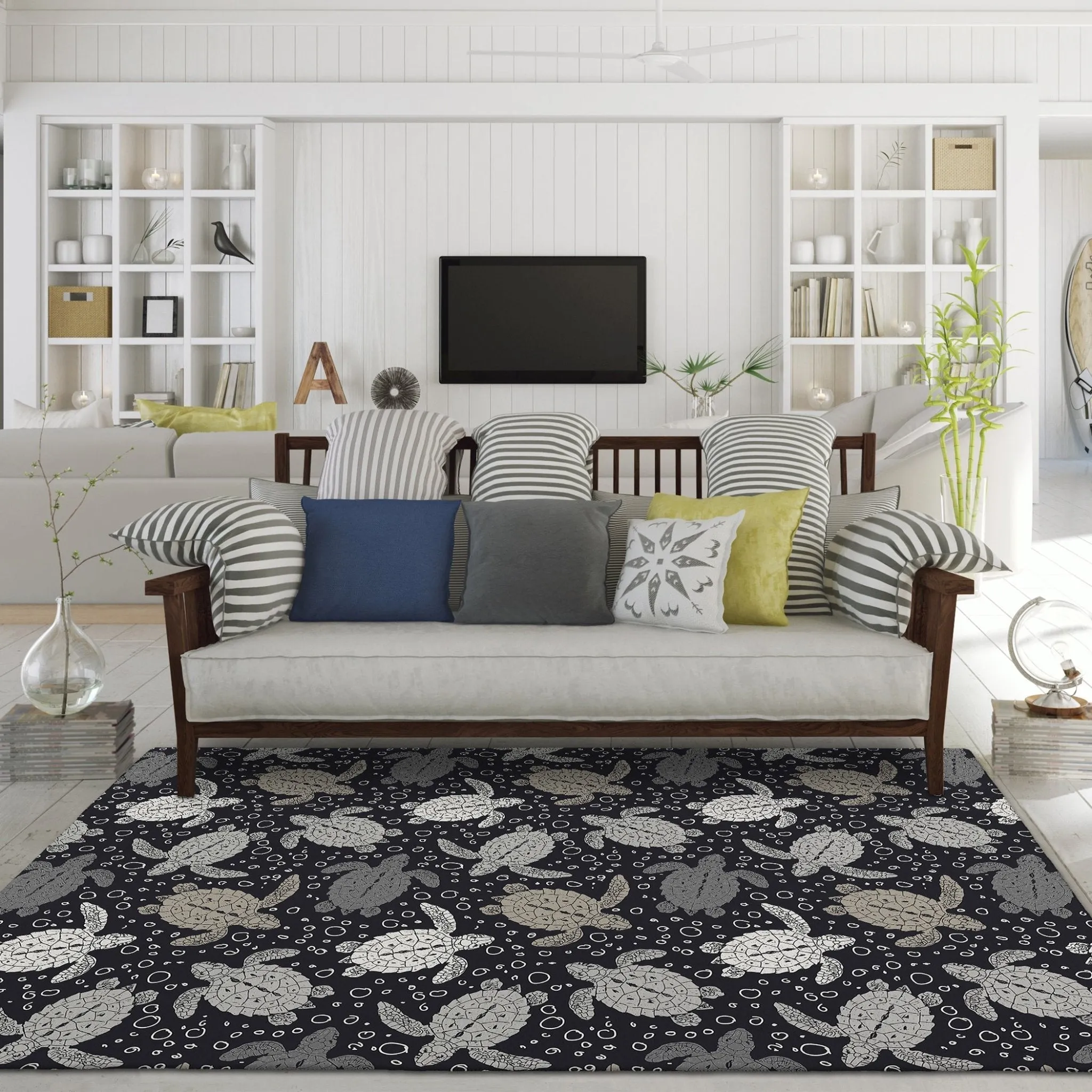 Seabreeze SZ13 Black Rug