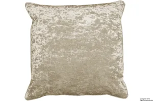 Serenity Crushed Velvet Cushion - Mink
