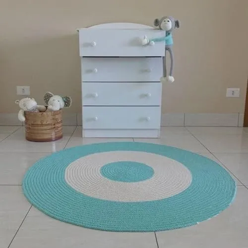 Skyline Breeze: Handwoven Jute Reversible Rug