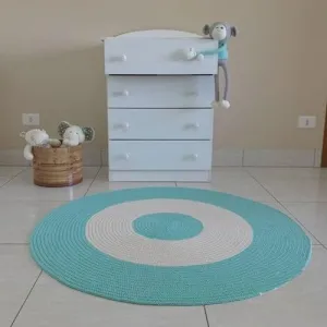 Skyline Breeze: Handwoven Jute Reversible Rug