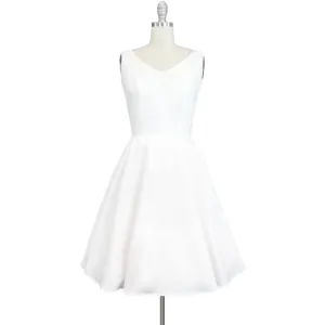 Sleeveless Vintage Ivory Dress XS-3XL #ISD