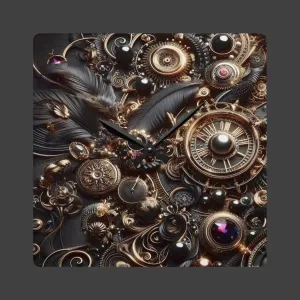 Spectral Countdown  Acrylic Wall Clock
