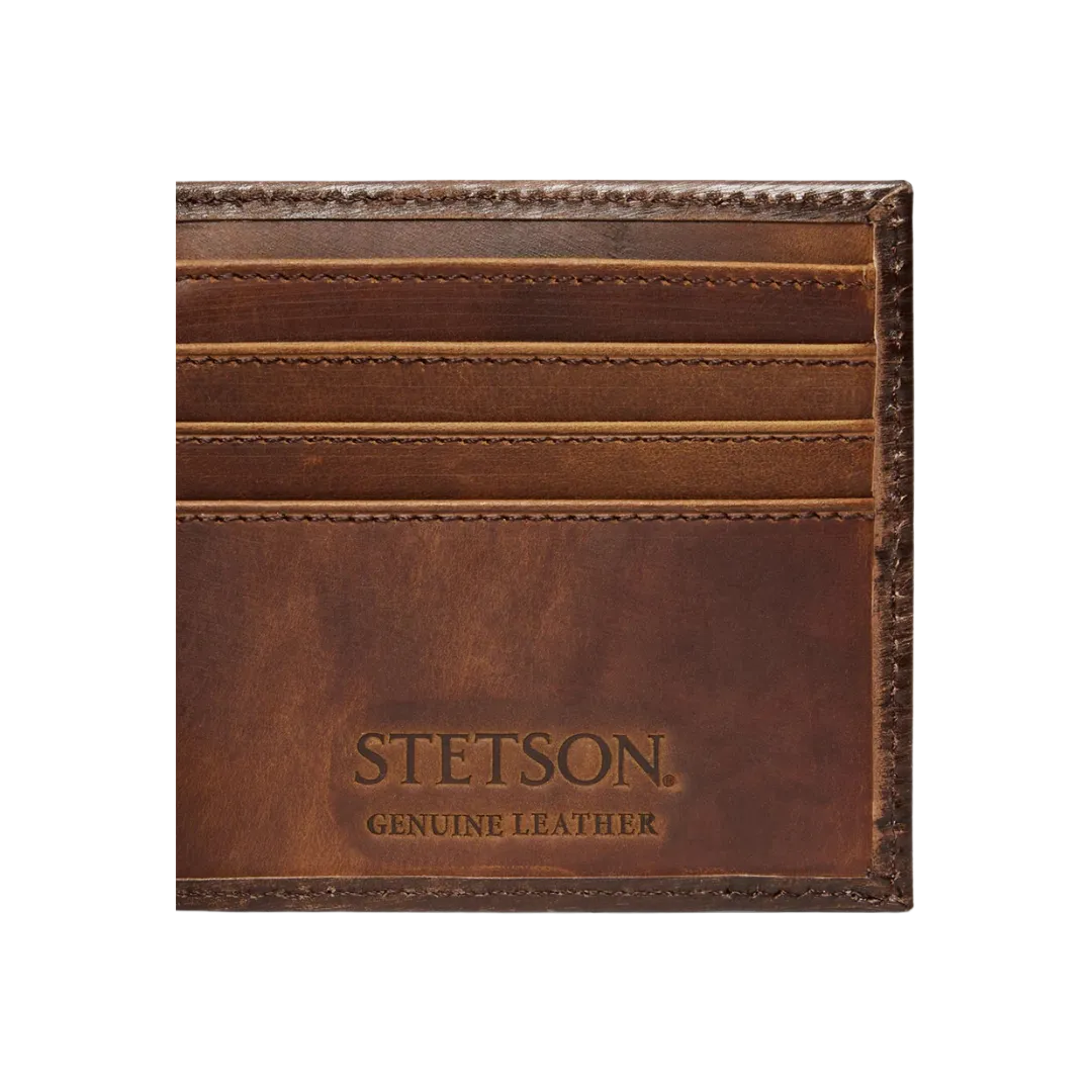 Stetson Women's Hair On Hide Concho Bifold Wallet