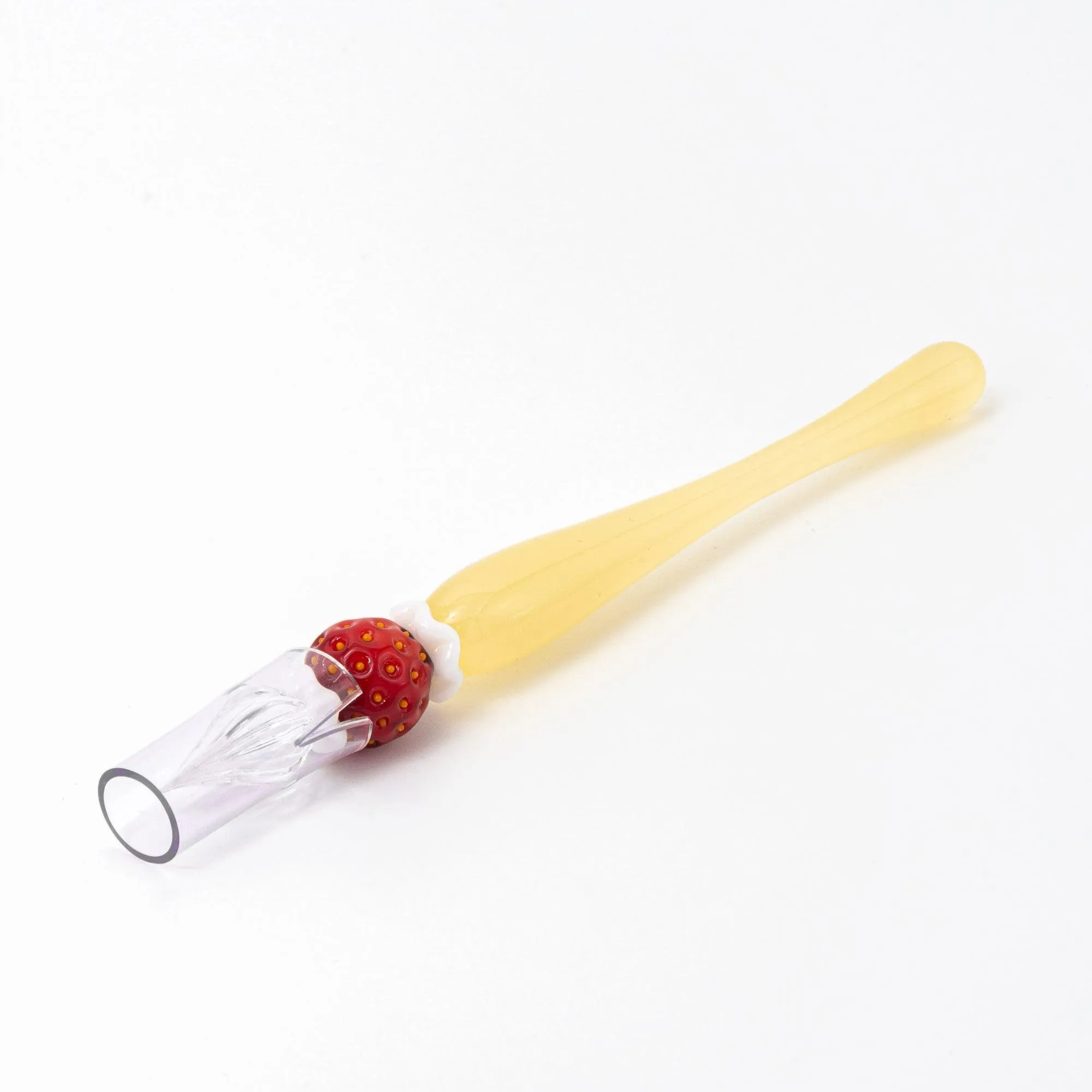 Strawberry Cake Glass Dip Pen