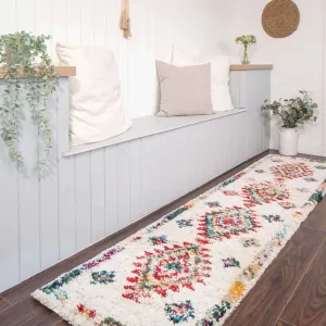 Super Soft Diamond Shaggy Runner Rug