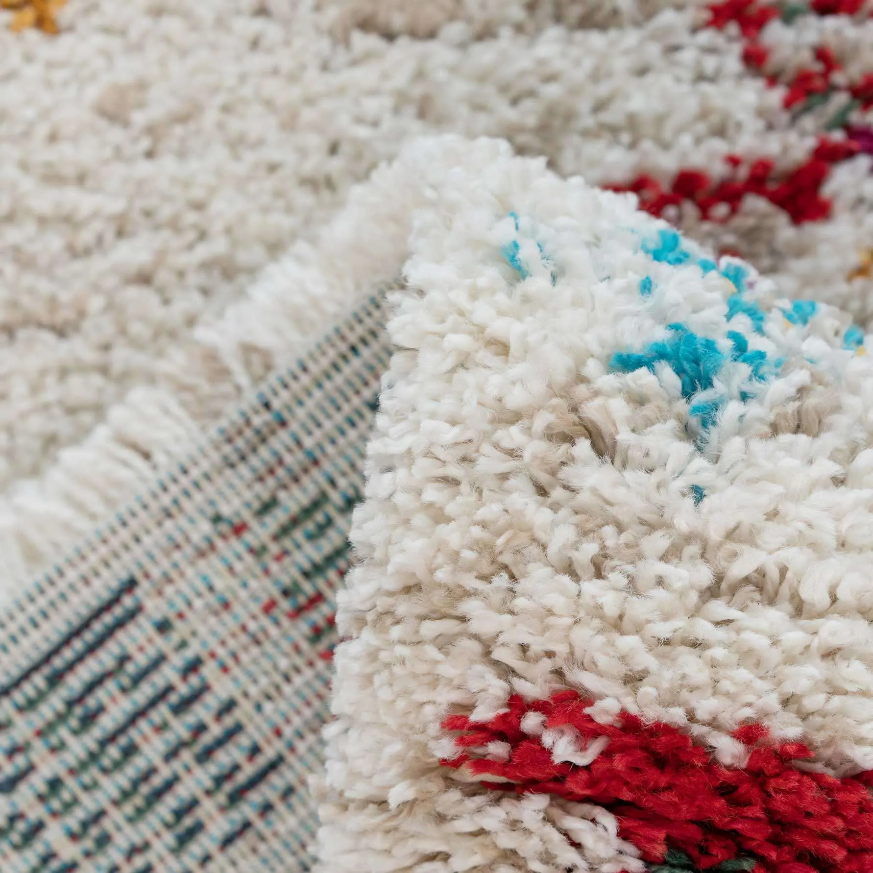 Super Soft Diamond Shaggy Runner Rug