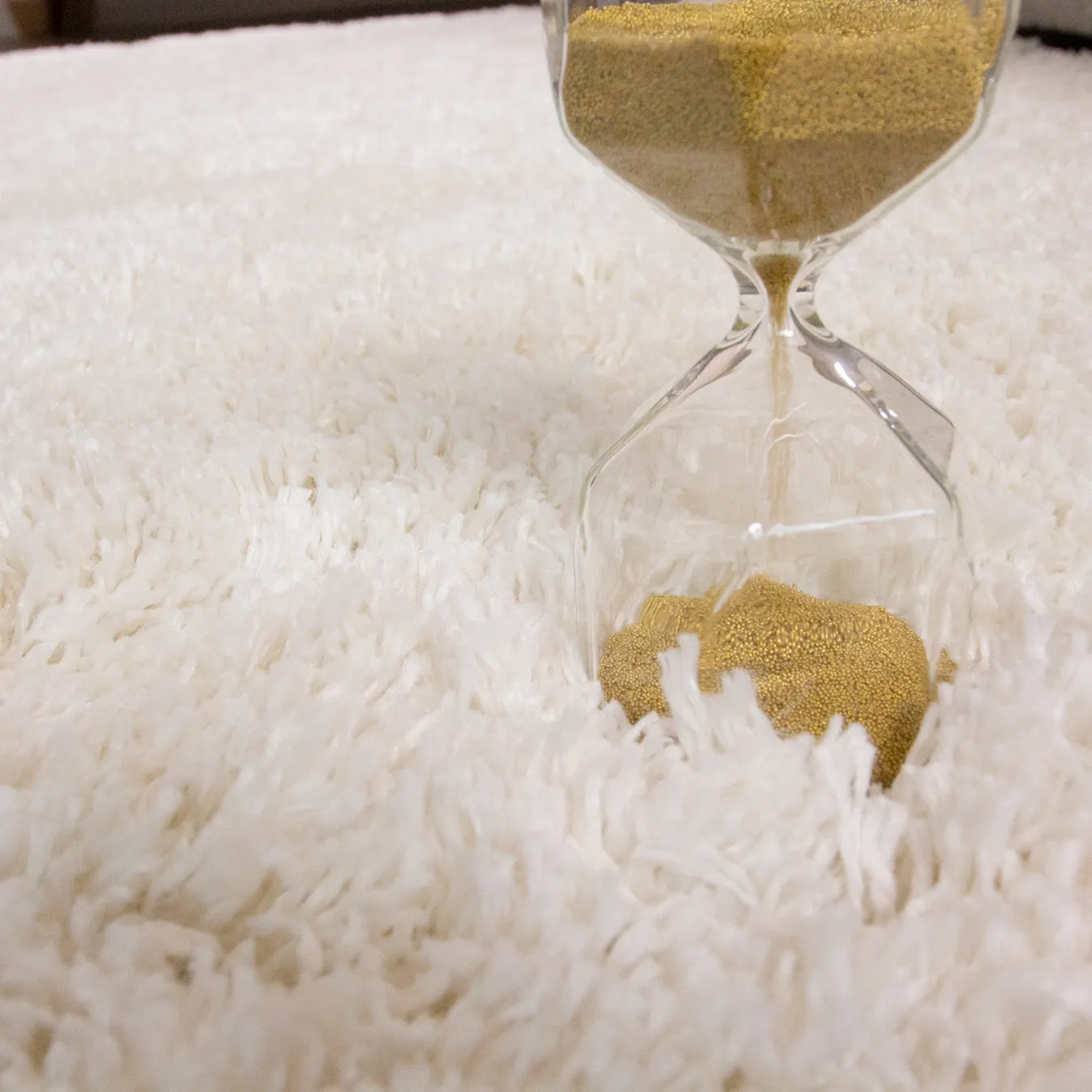 Super Soft Luxury Cream White Shaggy Rug