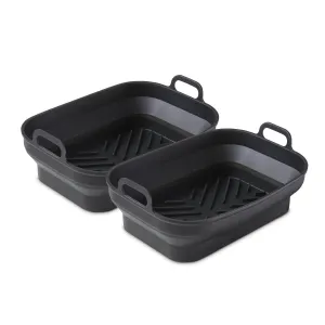 Tower Rectangular Foldable Trays (Set of 2)
