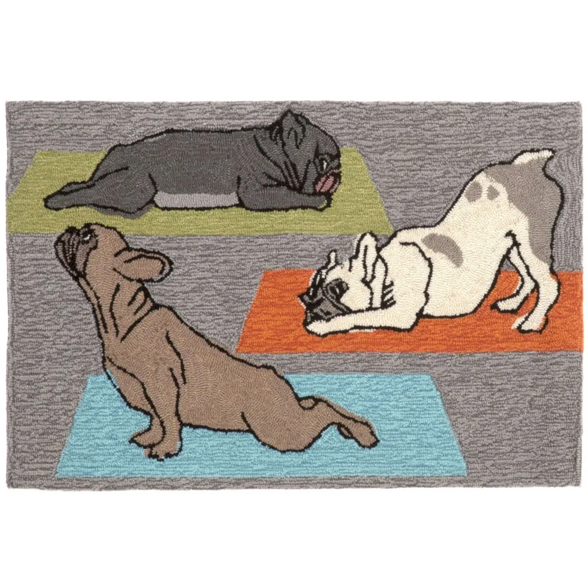 Trans-Ocean FRONTPORCH Indoor/Outdoor Hand Tufted  Durable Area Rug  - Heather