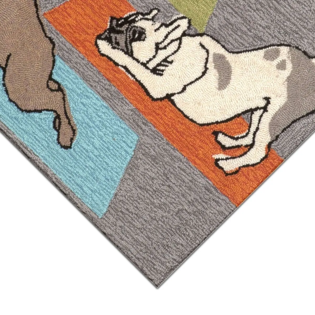 Trans-Ocean FRONTPORCH Indoor/Outdoor Hand Tufted  Durable Area Rug  - Heather