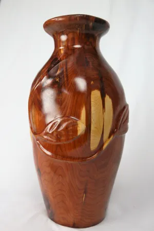 Vase with Leaves