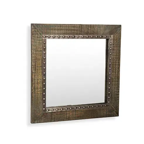 Vintage HandCrafted Bathroom Mirror 32" W X 32" H