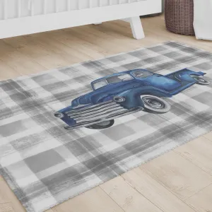Vintage Truck Nursery Rug