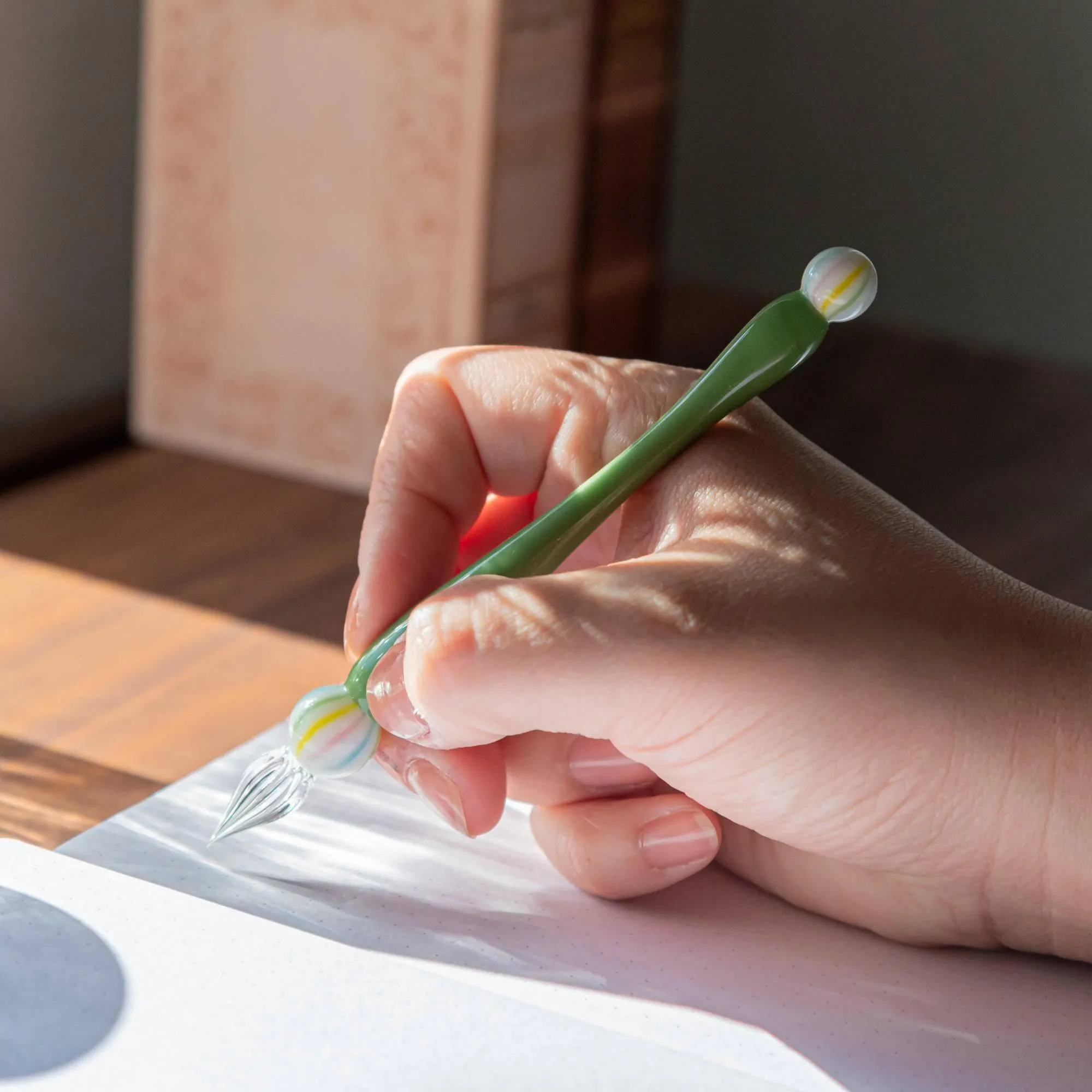 Wagashi Matcha Glass Dip Pen