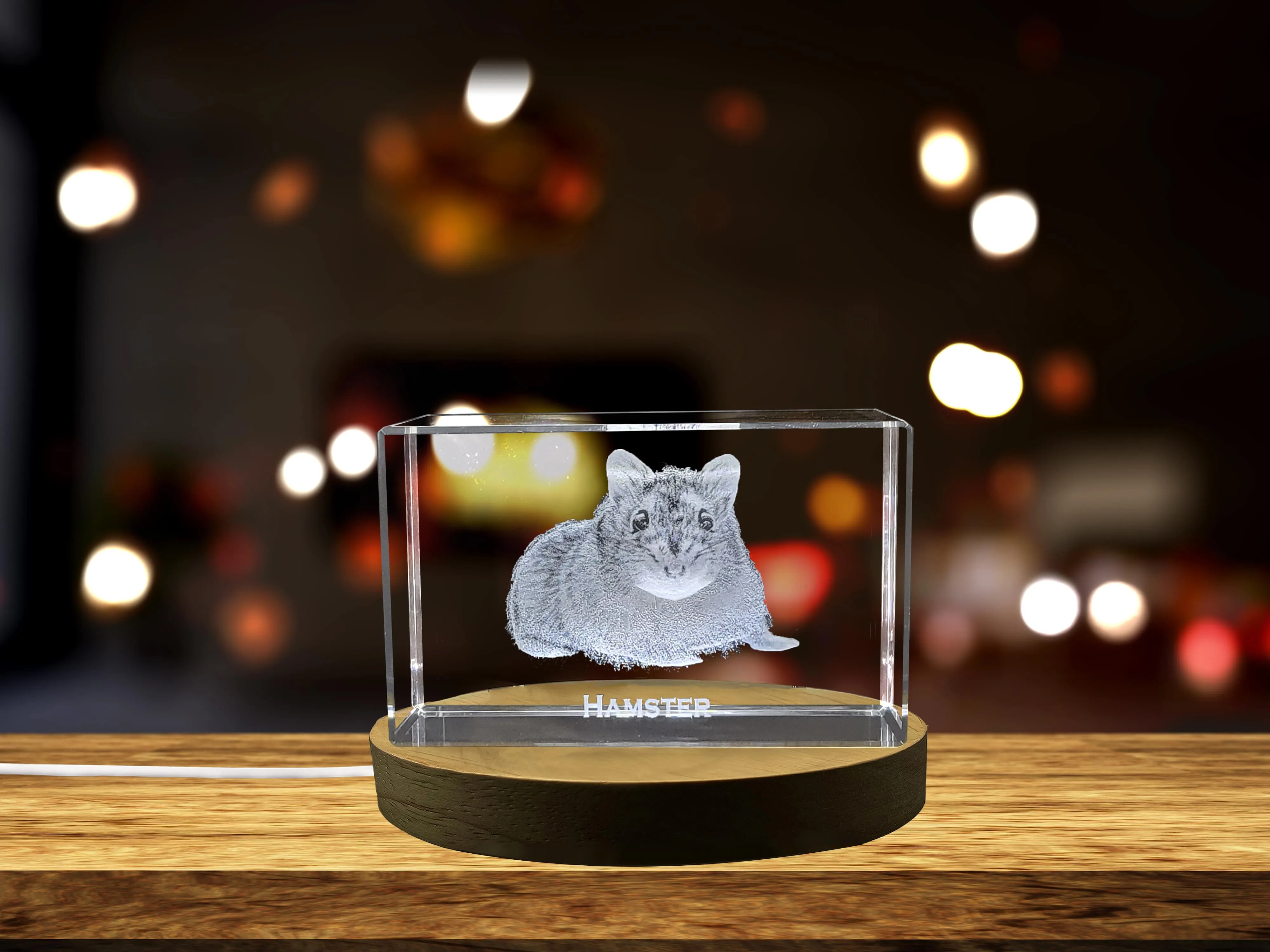 Whimsical Hamster Crystal Carvings | Exquisite Gems Etched with Playful Rodents