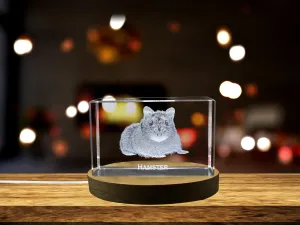Whimsical Hamster Crystal Carvings | Exquisite Gems Etched with Playful Rodents