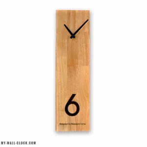 Wooden Clock Vertical Board
