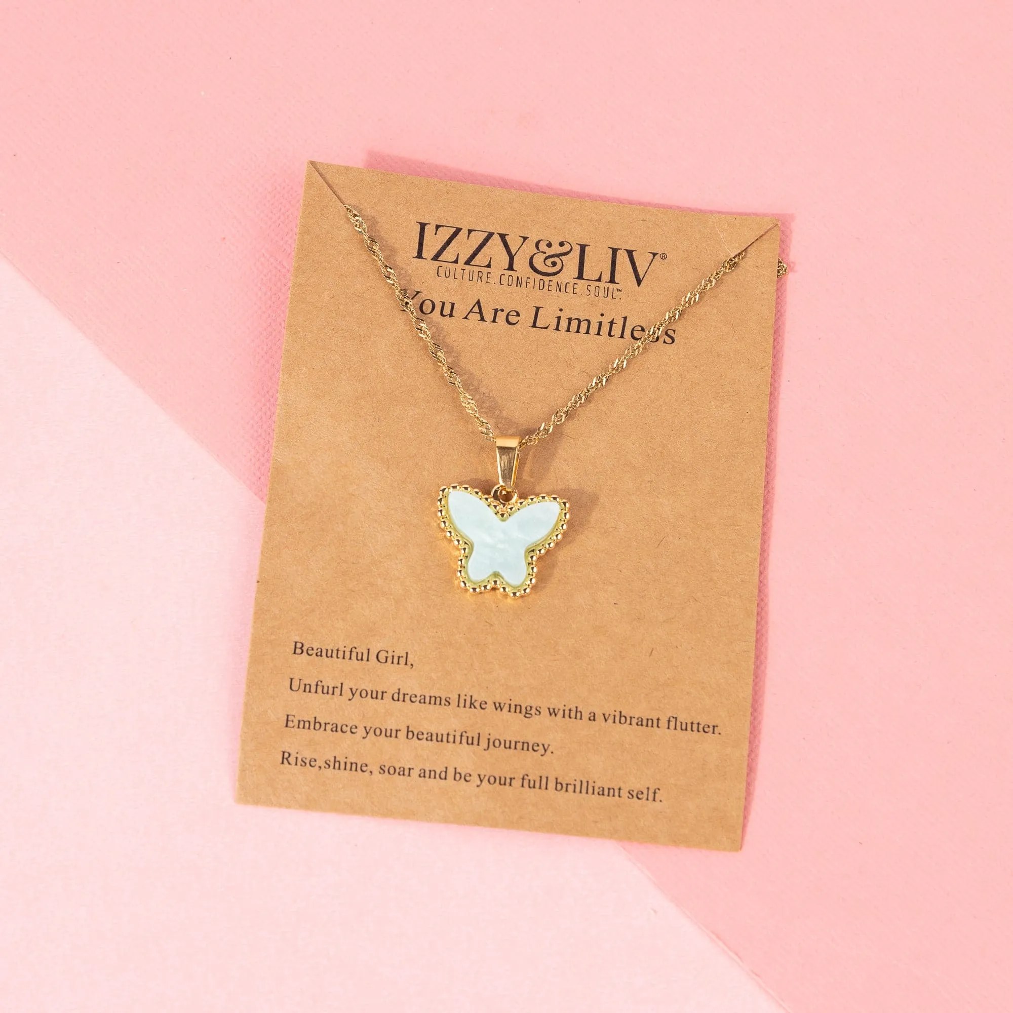 You Are Limitless Charm Necklace for Girls