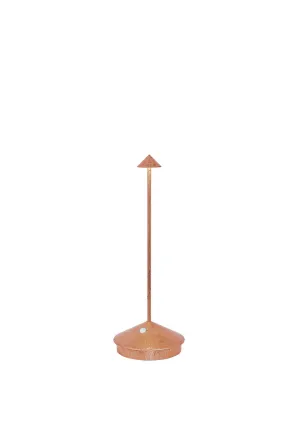 Zafferano Pina Pro Table Lamp LD0650RFR Copper Leaf